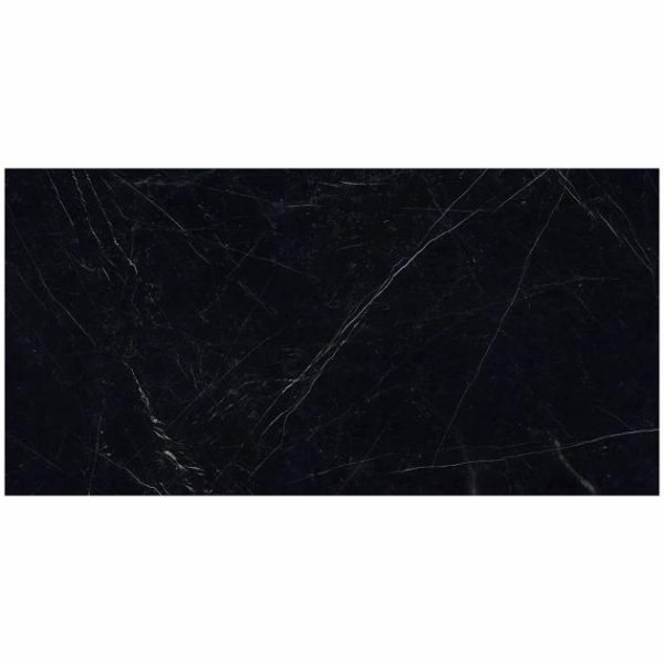 Bathroom | 1 sq. ft. TileBarXL Marmi Slim Black Marquina 30″ x60″ Polished Porcelain Slab Black Marquina Polished Bathroom Bathroom