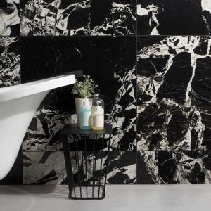 Bathroom | 1 sq. ft. Valiant Black Antique 30×30 Polished Porcelain Tile 30X30 Polished Bathroom 30X30 Polished