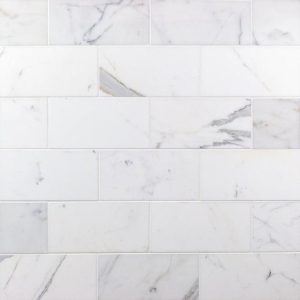 Calacatta | 1 sq. ft. Calacatta 4×8 Polished Marble Subway Tile Calacatta Calacatta