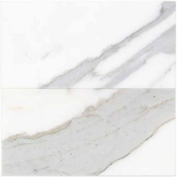 Calacatta | 1 sq. ft. Calacatta 4×8 Polished Marble Subway Tile Calacatta Calacatta