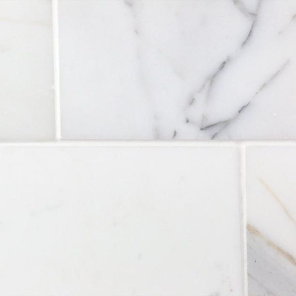 Calacatta | 1 sq. ft. Calacatta 4×8 Polished Marble Subway Tile Calacatta Calacatta