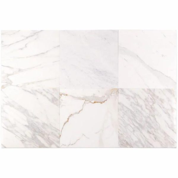 Calacatta | 1 sq. ft. Calacatta Classico 18×18 Polished Marble Tile 18X18 Calacatta 18X18