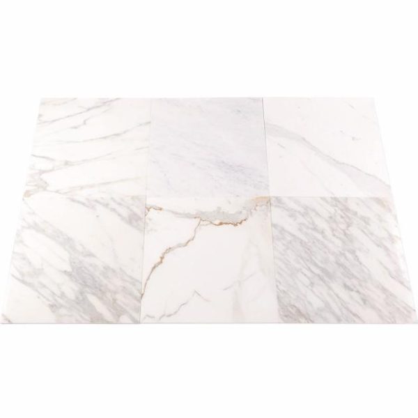 Calacatta | 1 sq. ft. Calacatta Classico 18×18 Polished Marble Tile 18X18 Calacatta 18X18