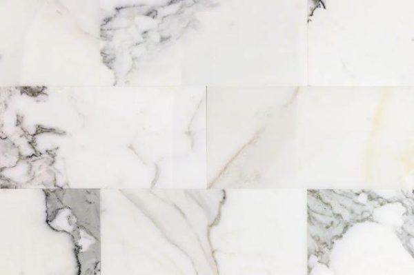 Calacatta | 1 sq. ft. Calacatta Gold White 6×12 Polished Marble Subway Tile Calacatta Calacatta