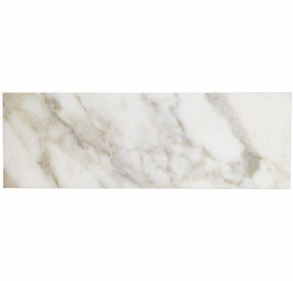 Calacatta | 1 sq. ft. Calacatta Gold White 6×18 Polished Marble Subway Tile Calacatta Calacatta