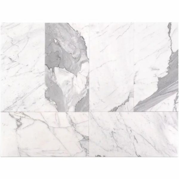 Calacatta | 1 sq. ft. Calacatta Select 12×24 Polished Marble Tile 12X24 Select Calacatta 12X24 Select