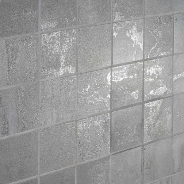 Commercial Floor | 1 sq. ft. Angela Harris Inspira Steel Gray 2×2 Matte Porcelain Mosaic Tile Steel Bathroom Bathroom