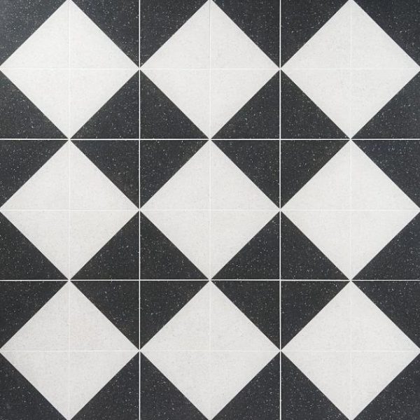 Commercial Floor | 1 sq. ft. Art Geo Terrazzo Dos Charcoal Gray 8×8 Matte Porcelain Tile: Pattern 2 Terrazzo Dos Charcoal Commercial Floor Commercial Floor