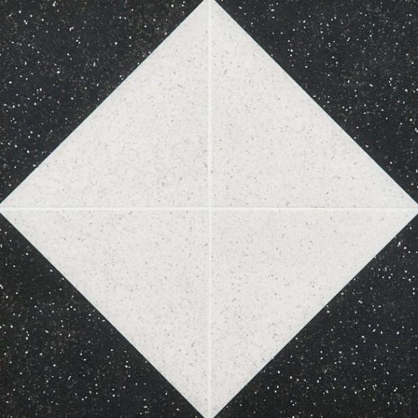 Commercial Floor | 1 sq. ft. Art Geo Terrazzo Dos Charcoal Gray 8×8 Matte Porcelain Tile: Pattern 2 Terrazzo Dos Charcoal Commercial Floor Commercial Floor