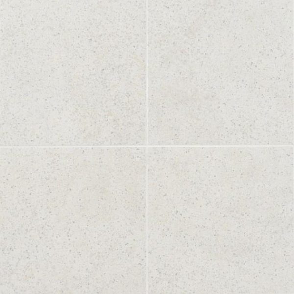 Commercial Floor | 1 sq. ft. Art Geo Terrazzo White Grigio 8×8 Matte Porcelain Tile Terrazzo White Bathroom Bathroom