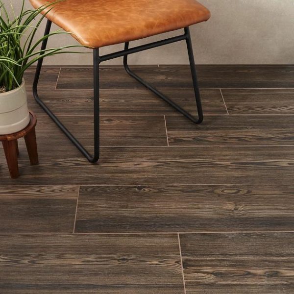 Commercial Floor | 1 sq. ft. Barberry Tabacco 8×48 Matte Wood Look Porcelain Floor and Wall Tile Tabacco Bathroom Bathroom