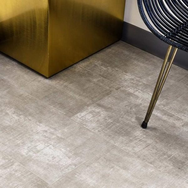 Commercial Floor | 1 sq. ft. Basic Cement Grigio Gray 12×24 Matte Porcelain Tile Grigio Bathroom Bathroom