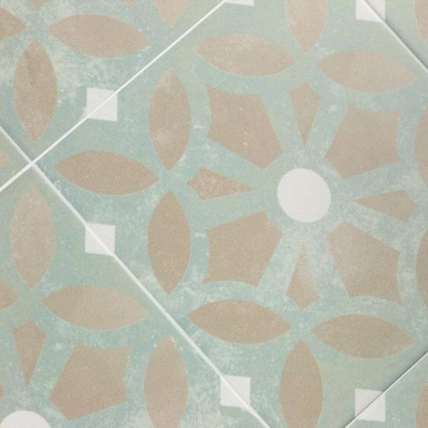 Commercial Floor | 1 sq. ft. Bella Louvre 9×9 Matte Porcelain Tile Louvre Bathroom Bathroom