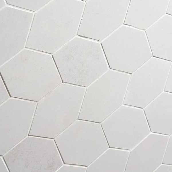 Commercial Floor | 1 sq. ft. Bond Palladium Light Gray Foliage Matte Porcelain Mosaic Tile Palladium Bathroom Bathroom