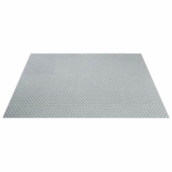 Commercial Floor | 1 sq. ft. Eden Modern Gray Rimmed 1″ Hexagon Polished Porcelain Mosaic Gray Bathroom Bathroom