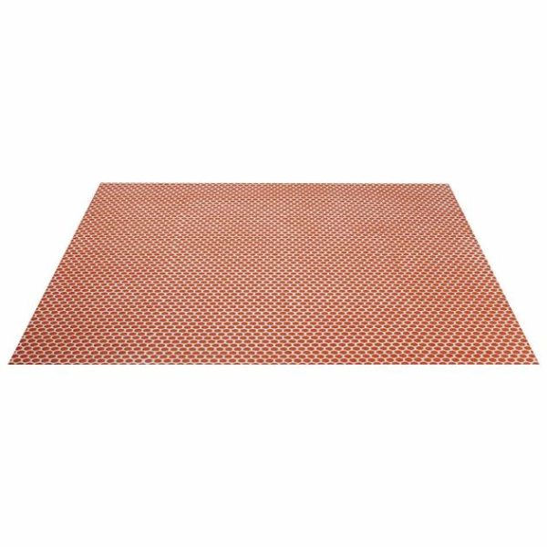 Commercial Floor | 1 sq. ft. Eden Orange Nectar Rimmed 1″ Penny Round Polished Porcelain Mosaic Orange Nectar Bathroom Bathroom