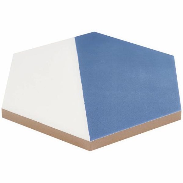 Commercial Floor | 1 sq. ft. HexArt Pop Azul 8″ Hexagon Matte Porcelain Tile Pop Azul 8 Bathroom Bathroom