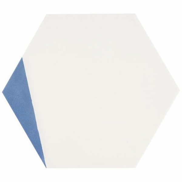 Commercial Floor | 1 sq. ft. HexArt Pop Azul 8″ Hexagon Matte Porcelain Tile Pop Azul 8 Bathroom Bathroom