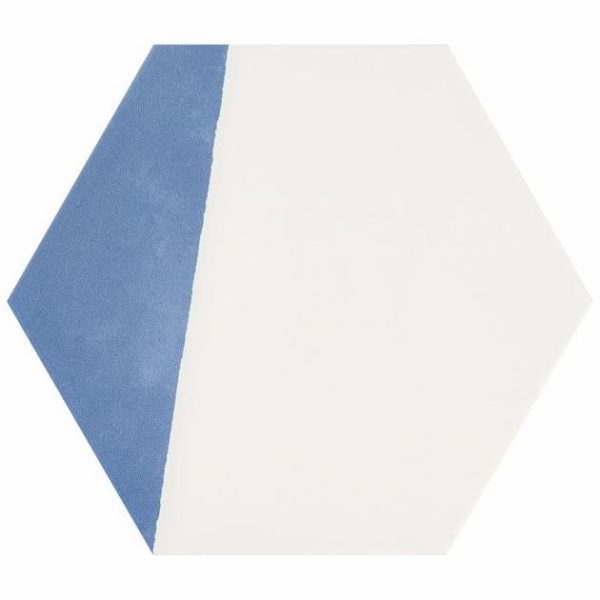 Commercial Floor | 1 sq. ft. HexArt Pop Azul 8″ Hexagon Matte Porcelain Tile Pop Azul 8 Bathroom Bathroom