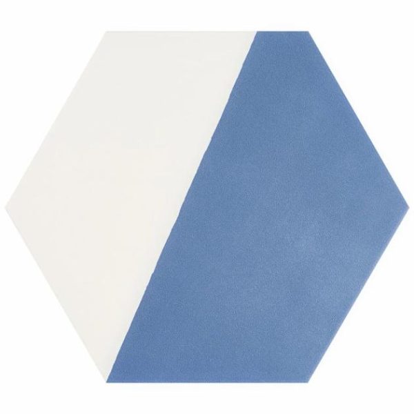 Commercial Floor | 1 sq. ft. HexArt Pop Azul 8″ Hexagon Matte Porcelain Tile Pop Azul 8 Bathroom Bathroom