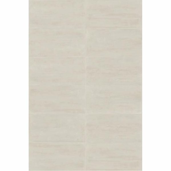 Commercial Floor | 1 sq. ft. Instinct Warm White 12×24 Concrete Look Matte Porcelain Tile Bathroom Bathroom