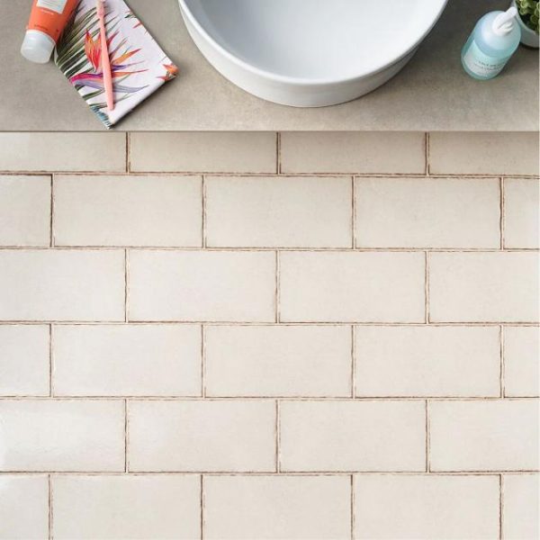 Commercial Floor | 1 sq. ft. Jamesport Beige 6″ x12″ Glossy Porcelain Subway Tile Beige Backsplash & Kitchen Backsplash & Kitchen