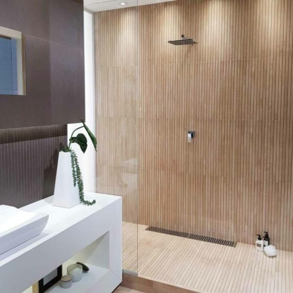 Commercial Floor | 1 sq. ft. Kenridge Ribbon Maple Brown 24×48 Wood Look Matte Porcelain Tile Maple Bathroom Bathroom