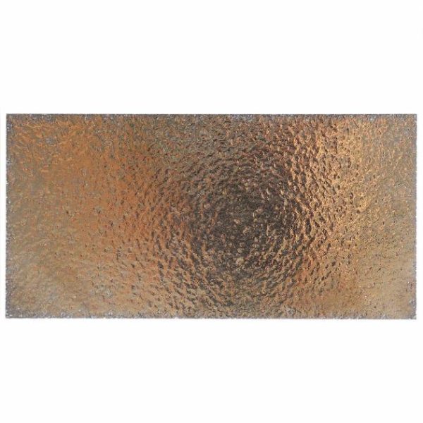 Commercial Floor | 1 sq. ft. Magma Brick Bronze 3×6″ Polished Lava Stone Tile Brick Bathroom Bathroom