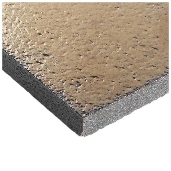 Commercial Floor | 1 sq. ft. Magma Brick Bronze 3×6″ Polished Lava Stone Tile Brick Bathroom Bathroom