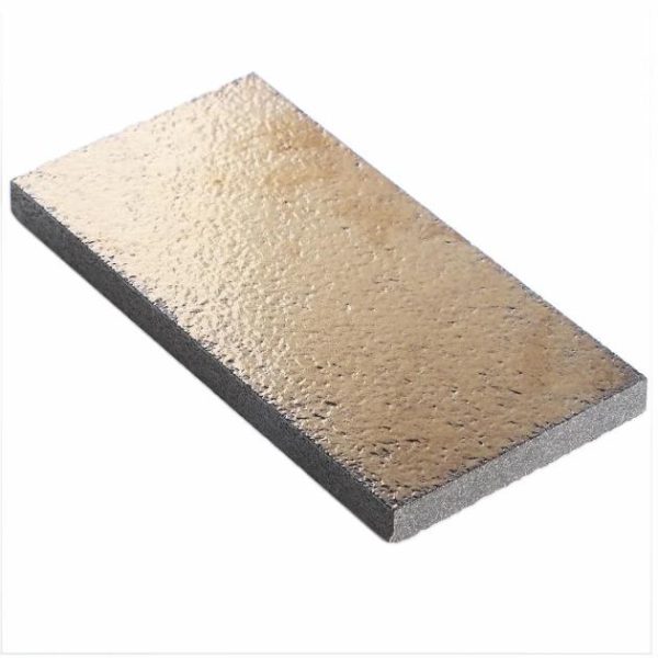 Commercial Floor | 1 sq. ft. Magma Brick Bronze 3×6″ Polished Lava Stone Tile Brick Bathroom Bathroom