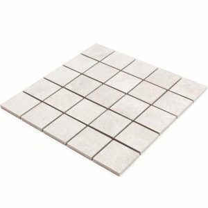 Commercial Floor | 1 sq. ft. Marbella Desert Sand 2×2 Matte Porcelain Mosaic Tile Desert Sand Bathroom Bathroom