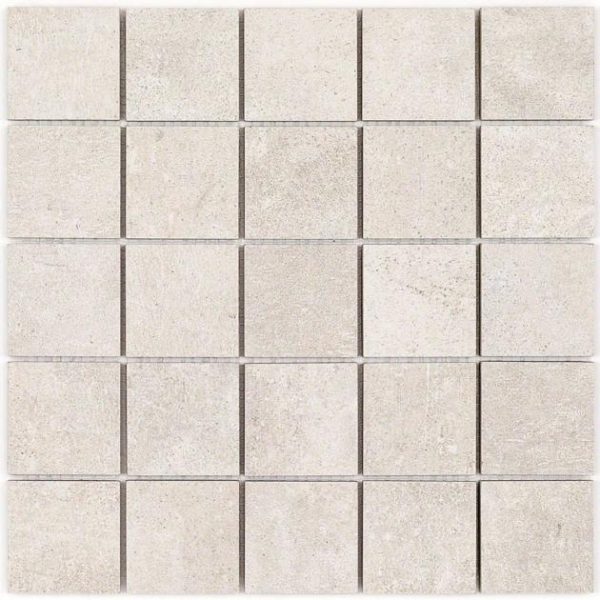 Commercial Floor | 1 sq. ft. Marbella Desert Sand 2×2 Matte Porcelain Mosaic Tile Desert Sand Bathroom Bathroom