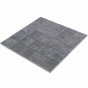 Commercial Floor | 1 sq. ft. Marbella Smoky Gray 2×2 Matte Porcelain Mosaic Tile Smoky Gray Bathroom Bathroom