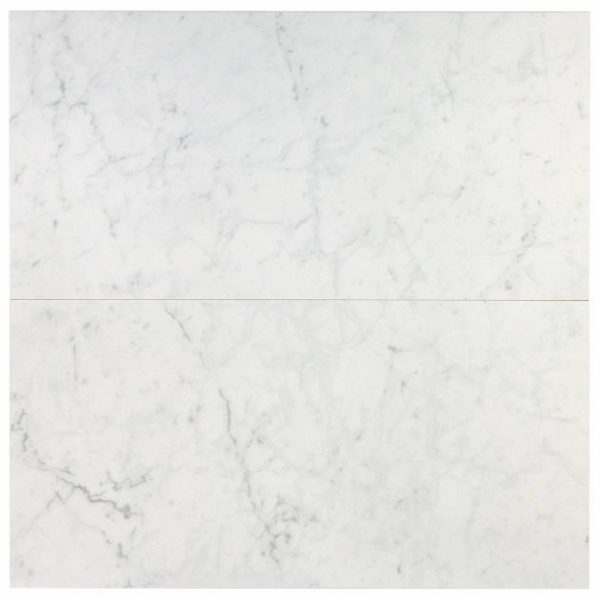 Commercial Floor | 1 sq. ft. Marble Tech Bianco Gioia 12×24 Matte Porcelain Tile White Matte Bathroom Bathroom