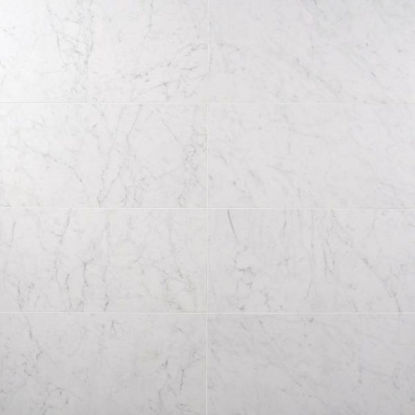 Commercial Floor | 1 sq. ft. Marble Tech Bianco Gioia 12×24 Matte Porcelain Tile White Matte Bathroom Bathroom