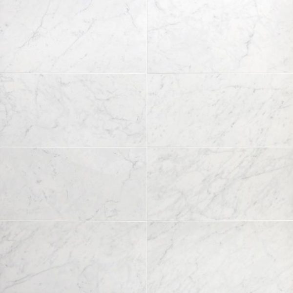 Commercial Floor | 1 sq. ft. Marble Tech Bianco Gioia 12×24 Polished Porcelain Tile White Polished Bathroom Bathroom