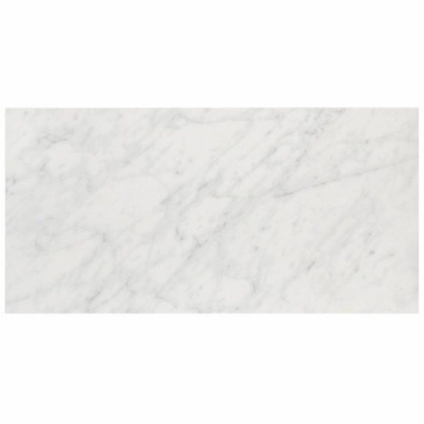 Commercial Floor | 1 sq. ft. Marble Tech Bianco Gioia 12×24 Polished Porcelain Tile White Polished Bathroom Bathroom