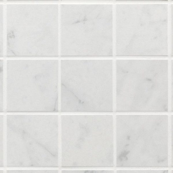 Commercial Floor | 1 sq. ft. Marble Tech Bianco Gioia 2×2 Matte Porcelain Mosaic Tile White Matte Backsplash & Kitchen Backsplash & Kitchen