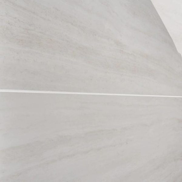 Commercial Floor | 1 sq. ft. Nashville White 24×48 Travertine Look Polished Porcelain Tile White Polished Bathroom Bathroom