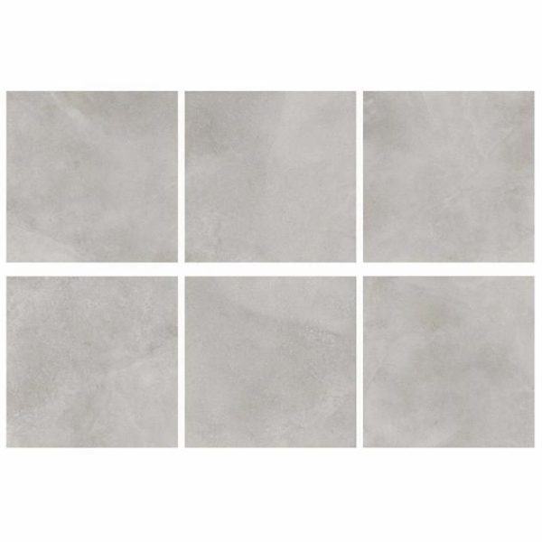 Commercial Floor | 1 sq. ft. New Rock Fumo Light Gray 48×48 Limestone Look Matte Porcelain Tile Light Gray Bathroom Bathroom