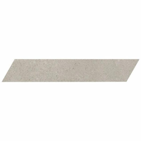 Commercial Floor | 1 sq. ft. New Rock Fumo Light Gray 4×21 Chevron Limestone Look Matte Porcelain Tile Light Gray Chevron Bathroom Bathroom