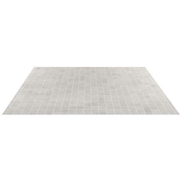 Commercial Floor | 1 sq. ft. New Rock Perla White 2×2 Limestone Look Matte Porcelain Mosaic Tile White 2X2 Backsplash & Kitchen Backsplash & Kitchen