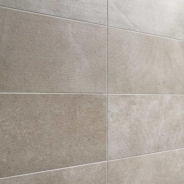 Commercial Floor | 1 sq. ft. New Rock Tortora Beige 12×24 Chiseled Limestone Look Matte Porcelain Tile  Beige Chiseled Bathroom Bathroom