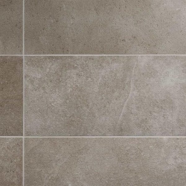 Commercial Floor | 1 sq. ft. New Rock Tortora Beige 12×24 Chiseled Limestone Look Matte Porcelain Tile  Beige Chiseled Bathroom Bathroom