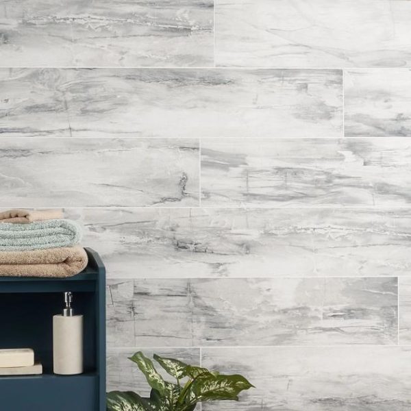 Commercial Floor | 1 sq. ft. Petrawood White 8×48 Matte Porcelain Tile White Matte Bathroom Bathroom