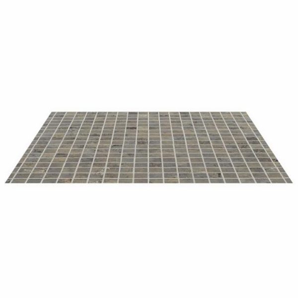 Commercial Floor | 1 sq. ft. Portrait Sage Gray 1×1 Matte Porcelain Mosaic Tile Sage Backsplash & Kitchen Backsplash & Kitchen