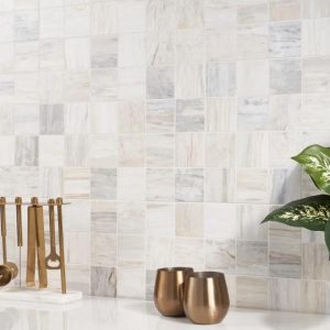 Commercial Floor | 1 sq. ft. Sabbia Marble 3×3 Honed Mosaic Tile 3X3 Honed Backsplash & Kitchen 3X3 Honed