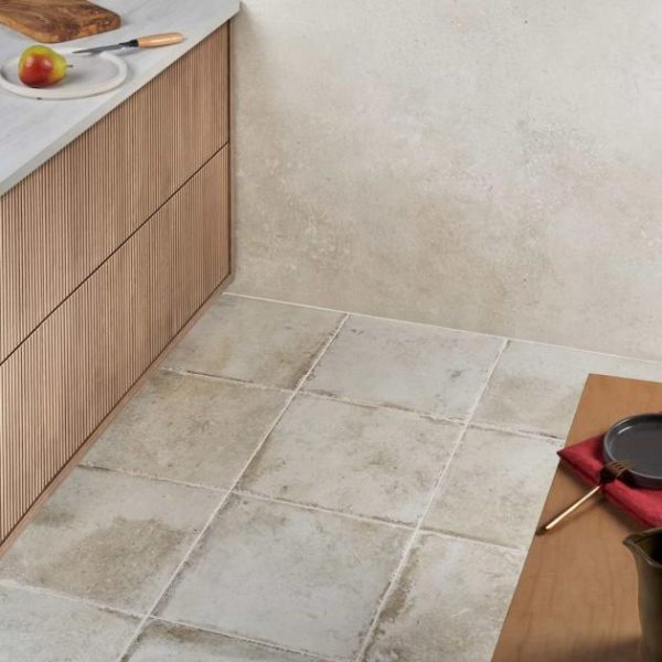 Commercial Floor | 1 sq. ft. Seville Olimpia White 12×12 Travertine Look Matte Porcelain Tile Olimpia Bathroom Bathroom