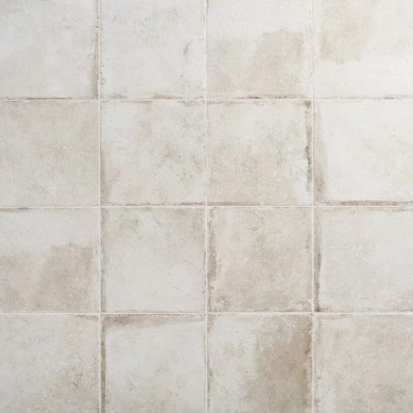 Commercial Floor | 1 sq. ft. Seville Olimpia White 12×12 Travertine Look Matte Porcelain Tile Olimpia Bathroom Bathroom