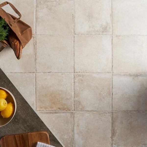 Commercial Floor | 1 sq. ft. Seville Pergamo Beige 12×12 Travertine Look Matte Porcelain Tile Pergamo Bathroom Bathroom